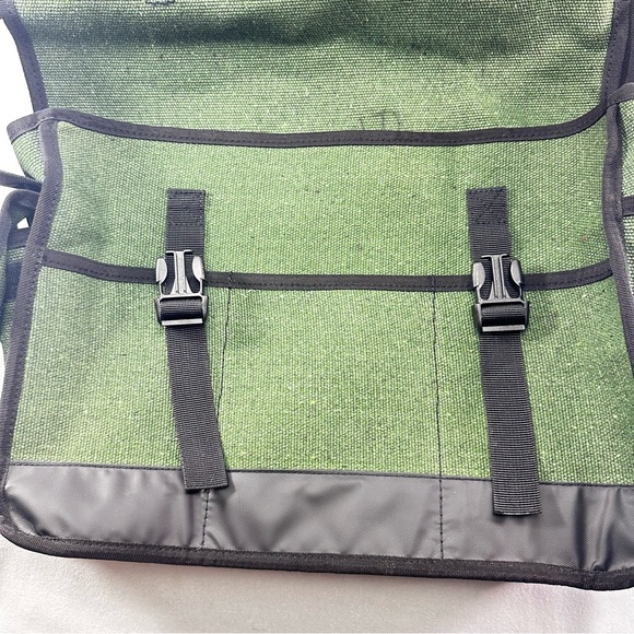 INCLY Musette Rock Mining Bag Shoulder Tools Prospecting Outdoor Pockets Green - Picture 2 of 7